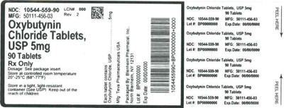 Label 5mg 90ct (Label Oxybutynin Chloride Tabs 5mg  Bpi(10544 559 90) Teva(50111 456 03) Rev2)
